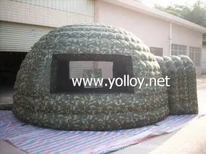 Militær Camouflage Oppblåsbare Army Igloo Dome