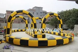 Oppblåsbare Zorb Ball Race Track